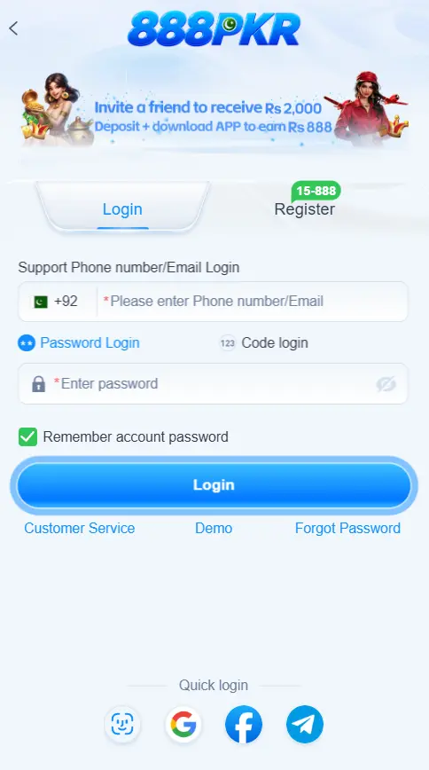 888PKR Login